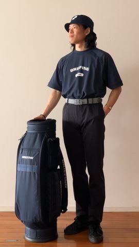 【メンズM】BRIEFING 3D LOGOネイビー パンツ MEN'S WR NYLON 3D LOGO PANTS（メンズ WRナイロン 3Dロゴパンツ