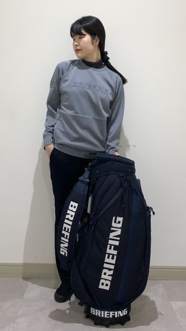 MEN'S STITCHED 3D LOGO LS HIGHNECK （リラックスフィット）（メンズ