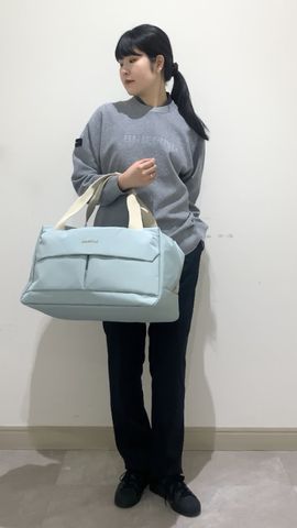 新品タグ付 BRIEFING バックロゴ リブ モックネック Lサイズ MEN'S BACK LOGO CREWNECK KNIT（メンズ バックロゴ クルーネック