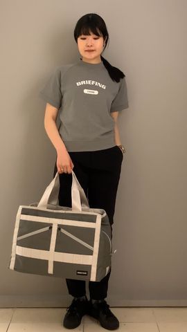 WOMEN'S COLLEGE LOGO HIGHNECK（リラックスフィット）（ウィメンズ