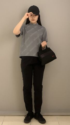 WOMEN'S SHADOW LOGO JQ HIGHNECK （リラックスフィット）（ウィメンズ