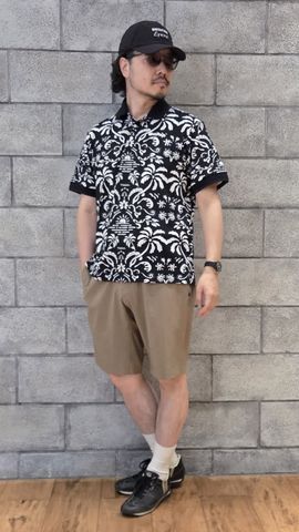 PAIKAJI MEN'S RISING SUN POLO（パイカジ メンズライジングサンポロ