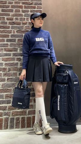 CL WS SHAGGY LOGO TURTLENECK KNIT（CL ウィメンズ シャギー ロゴ