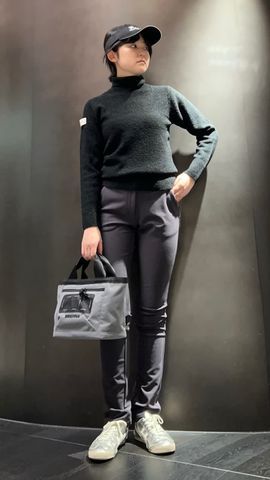 WOMEN'S BOUCLE YARN TURTLENECK KNIT（ウイメンズブークレヤーン