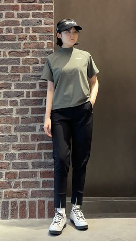 WOMEN'S LOGO LINE HIGHNECK （リラックスフィット