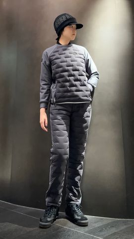 WOMEN'S HYBRID DOWN CREWNECK（ウィメンズ ハイブリッド ダウンクルー