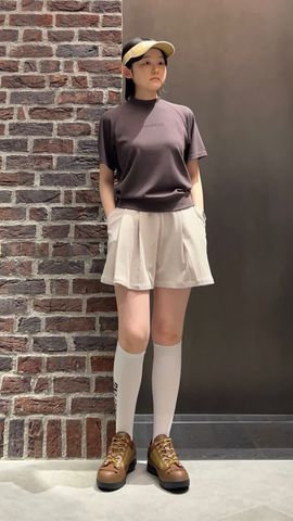 WOMEN'S MINI 3D LOGO HIGHNECK RF（リラックスフィット