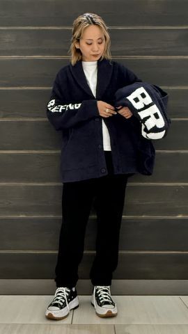 LW KNIT SHAWL COLLAR CARDIGAN（LW ニット ショールカラー