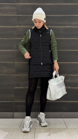 WOMEN'S HYBRID DOWN VEST（ウィメンズ ハイブリッド ダウンベスト