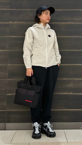WOMEN'S 3D LOGO CREASED WIDE JOGGER PANTS（ウィメンズ 3Dロゴ