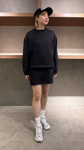 WOMEN'S STITCHED 3D LOGO SKIRT（ウィメンズ ステッチド 3Dロゴ