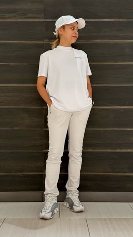 BRIEFING BASIC PANTS ベーシック パンツ　XSホワイト WOMEN'S BASIC PANTS（ウィメンズベーシックパンツ（ロングパンツ