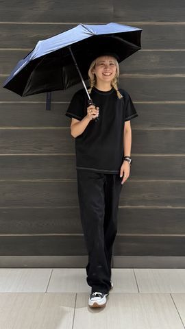 【実使用無し】BRIEFING 傘 アンブレラ ホワイト BRIEFING×HUS AW UMBRELLA（ブリーフィング × ハス AW
