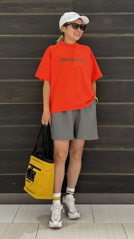【限定色】BRIEFING ツアーハイネック（半袖） MEN'S TOUR HIGHNECK（メンズツアーハイネック（モックネック