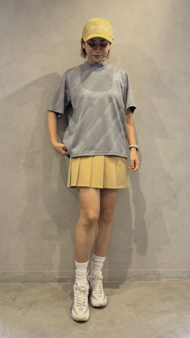 WOMEN'S WR NYLON 3D LOGO PLEATED SKIRT（ウィメンズ ウォーターR