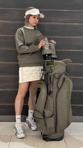 WOMEN'S STRETCH SUEDE LS HIGHNECK （リラックスフィット