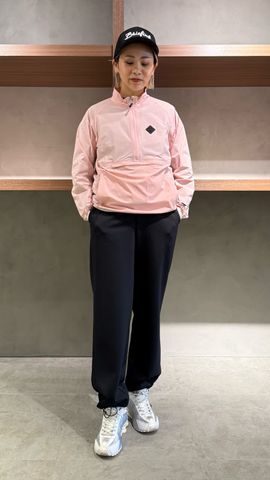 WOMEN'S POCKETABLE WIND HALFZIP BLOUSON（ウィメンズ ポケッタブル