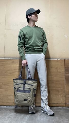 MEN'S WR CREWNECK KNIT（メンズWRクルーネックニット）（BRG253M32