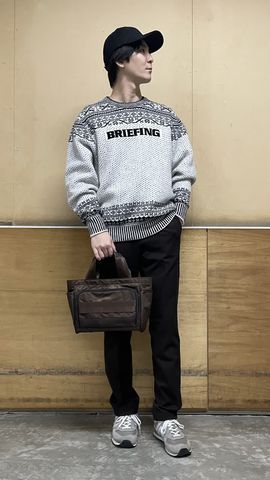 HOL MEN'S FAIR ISLE CREWNECK KNIT（ホリデー メンズ フェアアイル