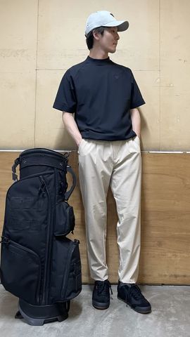 LA MEN'S LOGO RIB HIGHNECK RF（LA メンズロゴリブハイネック