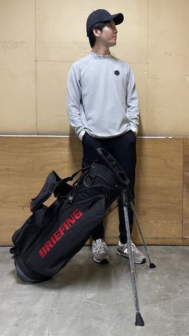 CE MEN'S THERMAL NECK LOGO LS HIGHNECK （リラックスフィット