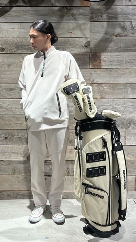 MEN'S 3D LOGO HALFZIP TOP（メンズ 3Dロゴ ハーフジップトップ