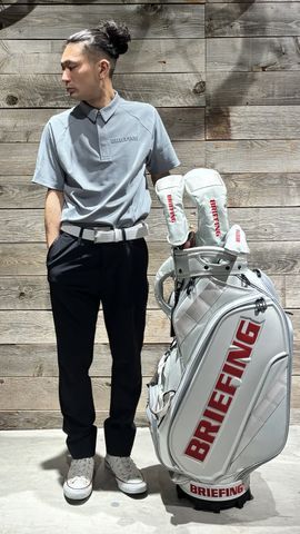 MEN'S STITCHED 3D LOGO SHIRT （リラックスフィット）（メンズ