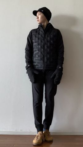 MEN'S HYBRID DOWN VEST（メンズ ハイブリッド ダウンベスト