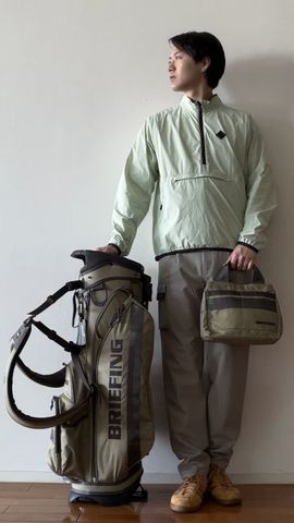 MEN'S POCKETABLE WIND HALFZIP BLOUSON（メンズ ポケッタブル