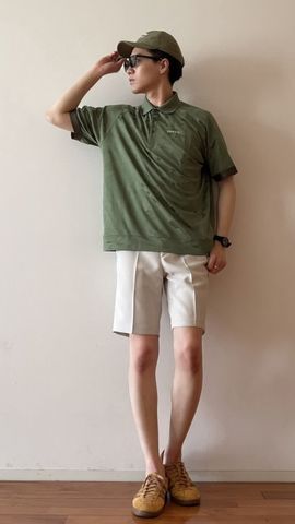 MEN'S SLAB TAPED SHORT PANTS（メンズ スラブ テープド ショート