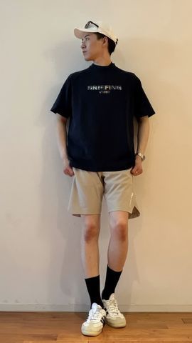 CR MEN'S BOTANICAL LOGO HIGHNECK （リラックスフィット）（CRメンズ