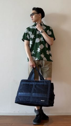 PAIKAJI MEN'S HAPPY PINEAPPLE SKIPPER SHIRT（パイカジ メンズハッピ