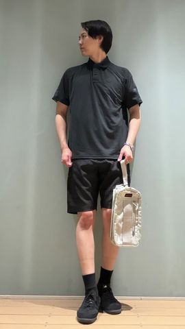 CE MEN'S BACK LOGO LINE POLO（リラックスフィット）（カッティング