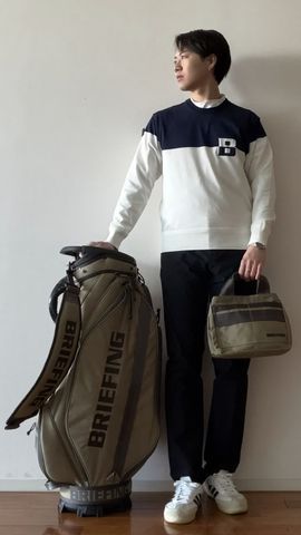 MEN'S WR BI-COLOR CREWNECK KNIT（メンズ ウォーターRバイカラー