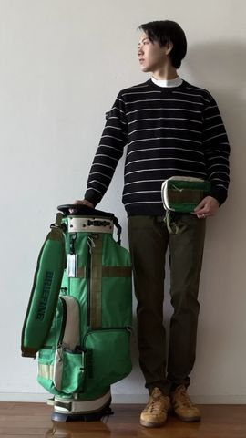 MEN'S WR STRIPE CREWNECK KNIT（メンズ WR ストライプ クルーネック