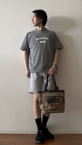MEN'S COLLEGE LOGO HIGHNECK （リラックスフィット）（メンズカレッジ