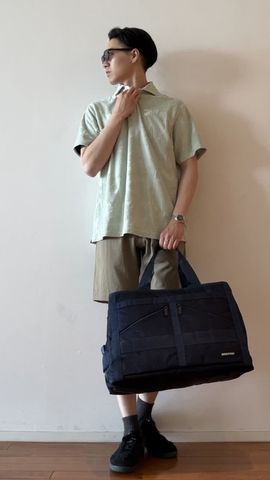 CR MEN'S PILE TREE JQ SKIPPER SHIRT（リラックスフィット）（CR