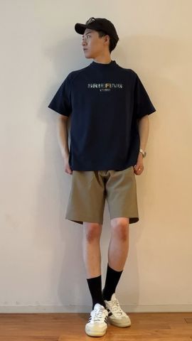 CR MEN'S BOTANICAL LOGO HIGHNECK （リラックスフィット）（CRメンズ