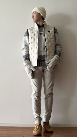 HOL MEN'S FAIR ISLE CREWNECK KNIT（ホリデー メンズ フェアアイル