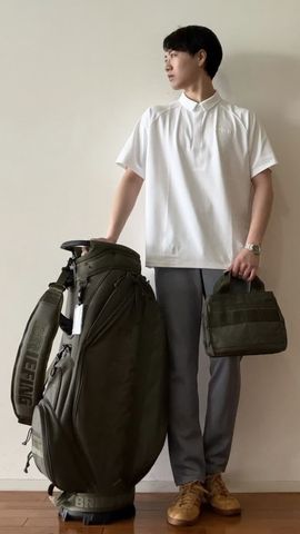 MEN'S STITCHED 3D LOGO SLIM PANTS（メンズ ステッチド 3Dロゴ スリム