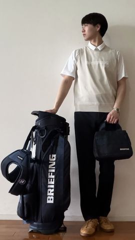 MEN'S STITCHED 3D LOGO SLIM PANTS（メンズ ステッチド 3Dロゴ スリム