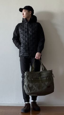 MEN'S HYBRID DOWN PARKA（メンズ ハイブリッド ダウンパーカ