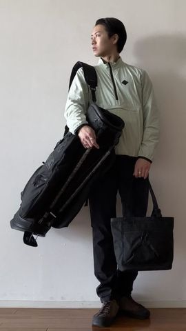 MEN'S POCKETABLE WIND HALFZIP BLOUSON（メンズ ポケッタブル