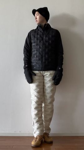 MEN'S HYBRID DOWN PANTS（メンズ ハイブリッド ダウンパンツ（ロング