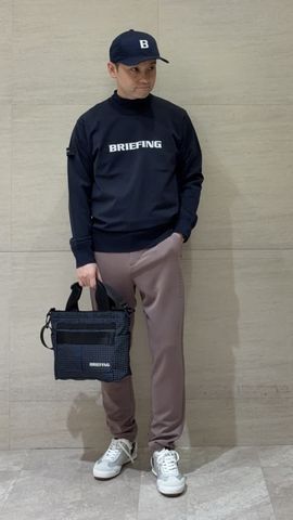 MEN'S STITCHED 3D LOGO SLIM PANTS（メンズステッチドスリーディー