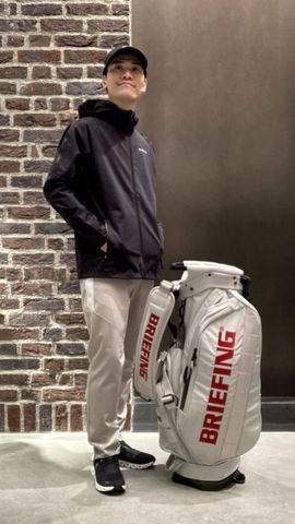 MEN'S LOGO LINE LS HIGHNECK（リラックスフィット）（メンズ