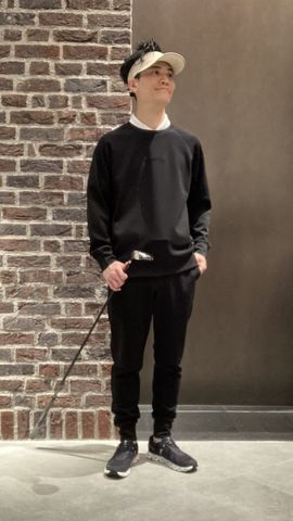 MEN'S MINI 3D LOGO CREWNECK（メンズミニ3Dロゴグルーネック
