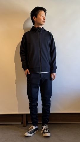 MEN'S STITCHED 3D LOGO CARGO JOGGER PANTS（メンズ ステッチド 3D