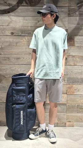 MEN'S BACK BG LOGO HIGHNECK（リラックスフィット）（メンズ バックBG