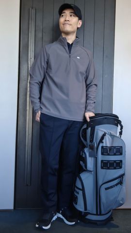 メンズウェア BRIEFING CL MEN'S MESH LS HALFZIP SHIRT CL MEN'S MESH LS HALFZIP SHIRT（CL メンズメッシュLSハーフジップ